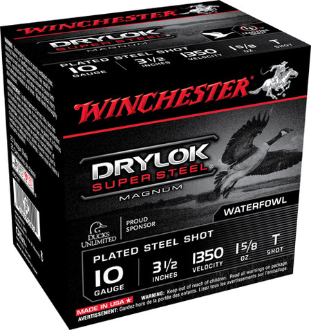 Winchester 10 Gauge Drylok Super Steel Magnum T 1-5/8 oz 3.5 in 25/Box