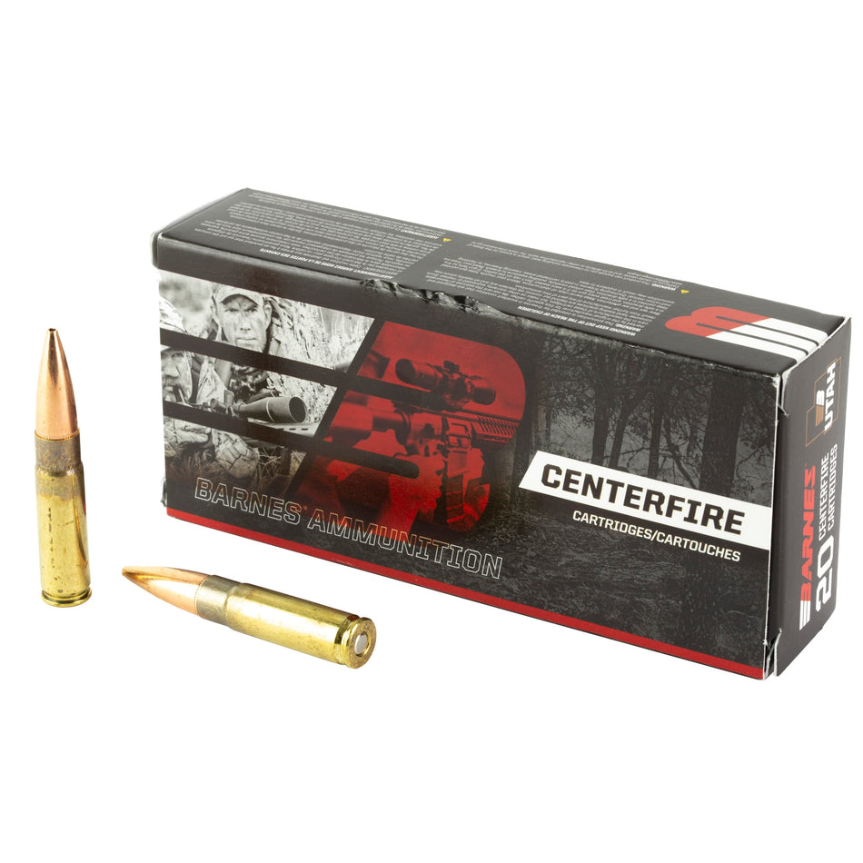 Barnes .300 AAC Blackout Centerfire Rifle Jacketed Hollow Point 120 Grain 20/Box