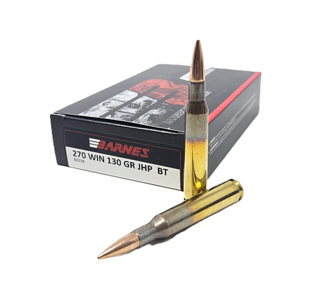 Barnes .270 Winchester JHP Rifle Jacketed Hollow Point 130 Grain 20/Box