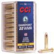 CCI Gamepoint Rimfire Ammunition .22 WMR 40 gr JSP 1875 fps 2000/ct (40-50/ct Boxes)