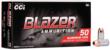CCI Blazer Aluminum Handgun Ammunition .40 S&W 165 gr FMJ 1100 fps 1000/ct