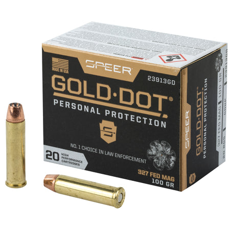 Speer .327 Federal Mag Gold Dot Personal Protection Hollow Point 100 Grain 20/Box