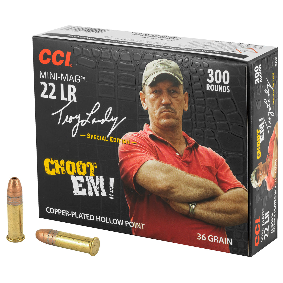 CCI .22 Long Rifle Mini-Mag Copper Plated Hollow Point 36 Grain 300/Box