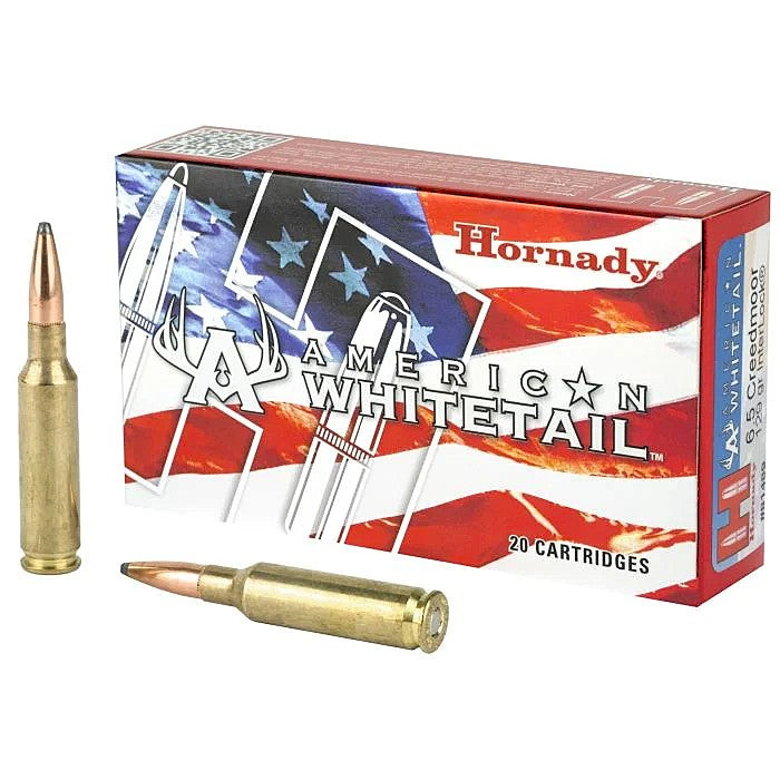 Hornady American Whitetail 6.5 Creedmoor 129 gr InterLock Spire 20 Per Box – 200/Case Point