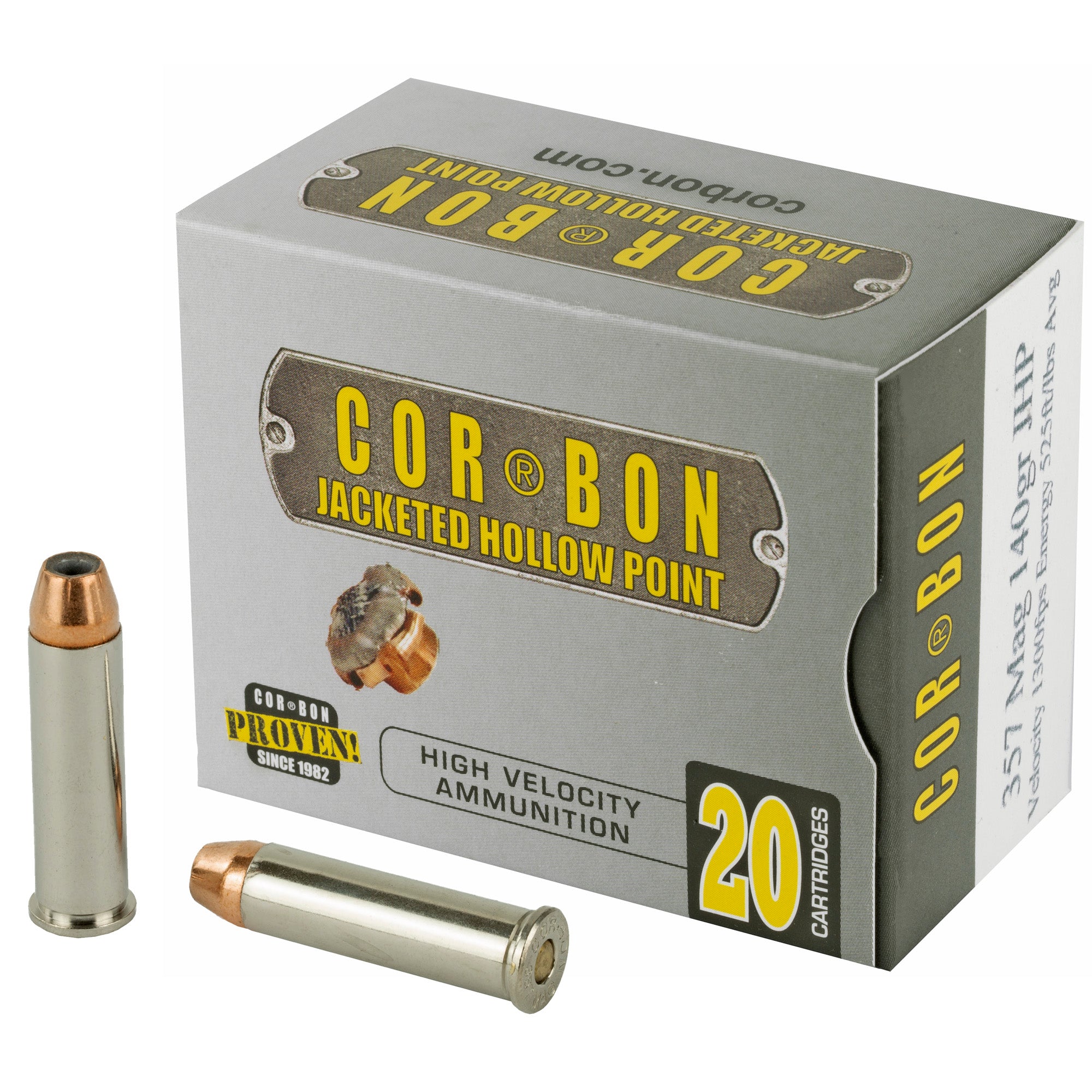Cor-Bon .357 Magnum Self Defense Jacketed Hollow Point 140 Grain 20/Box