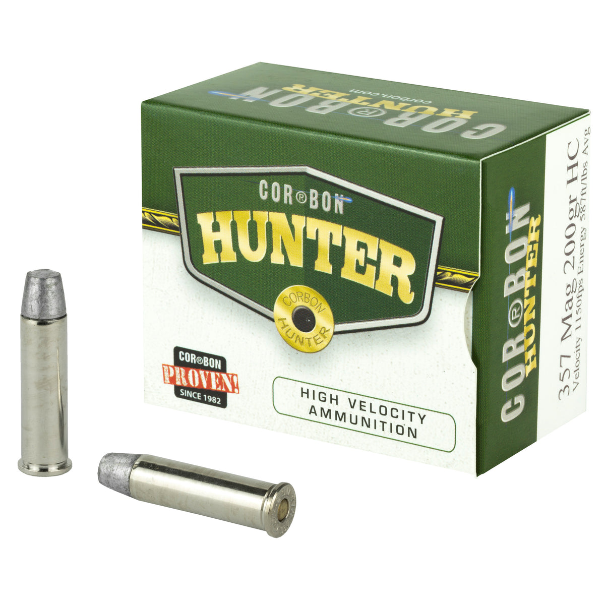Cor-Bon .357 Magnum Hunting Hard Cast Jacketed Hollow Point 200 Grain 20/Box