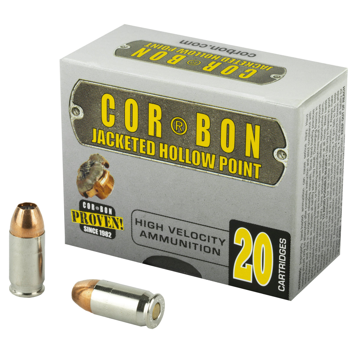 Cor-Bon .380 ACP/Auto Self Defense Jacketed Hollow Point 90 Grain 20/Box