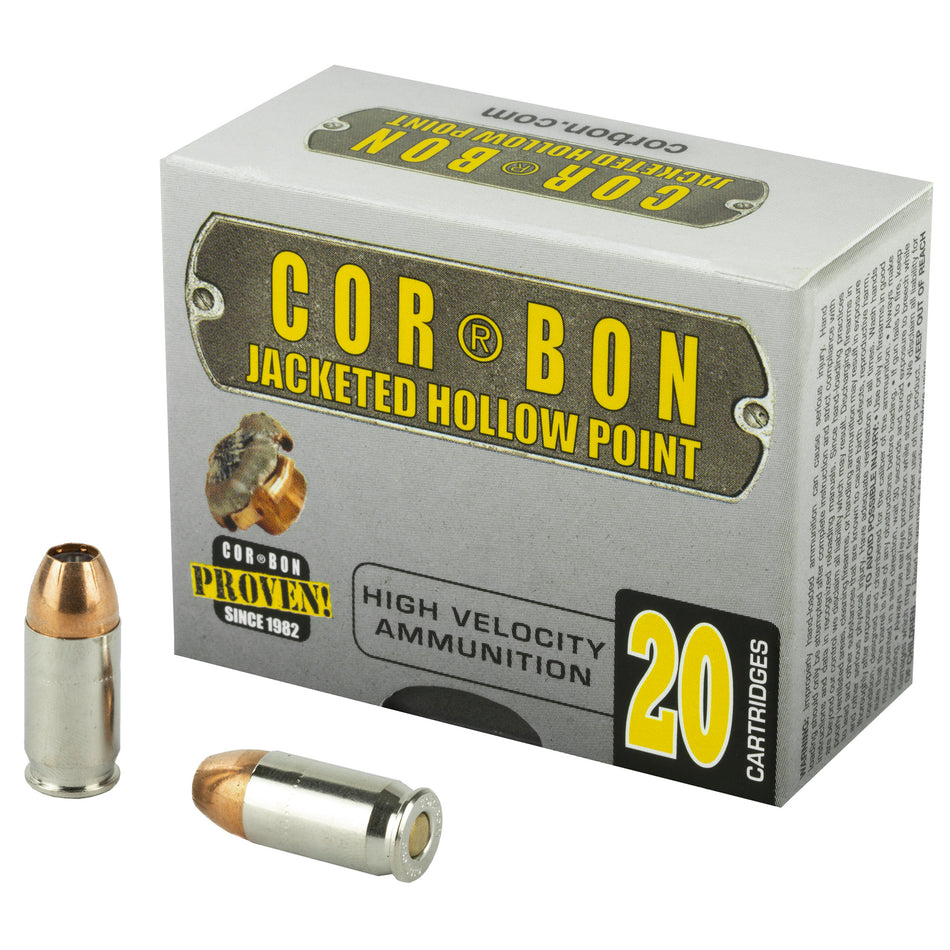 Cor-Bon .380 ACP/Auto Self Defense Jacketed Hollow Point 90 Grain 20/Box