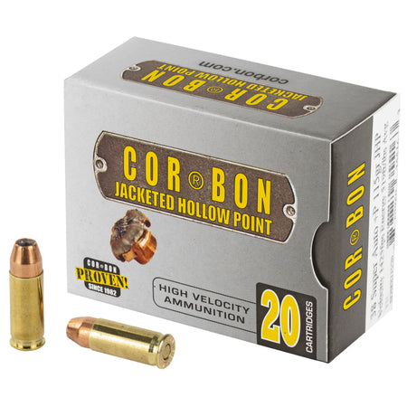 Cor-Bon .38 Super Self Defense +P Jacketed Hollow Point 115 Grain 20/Box