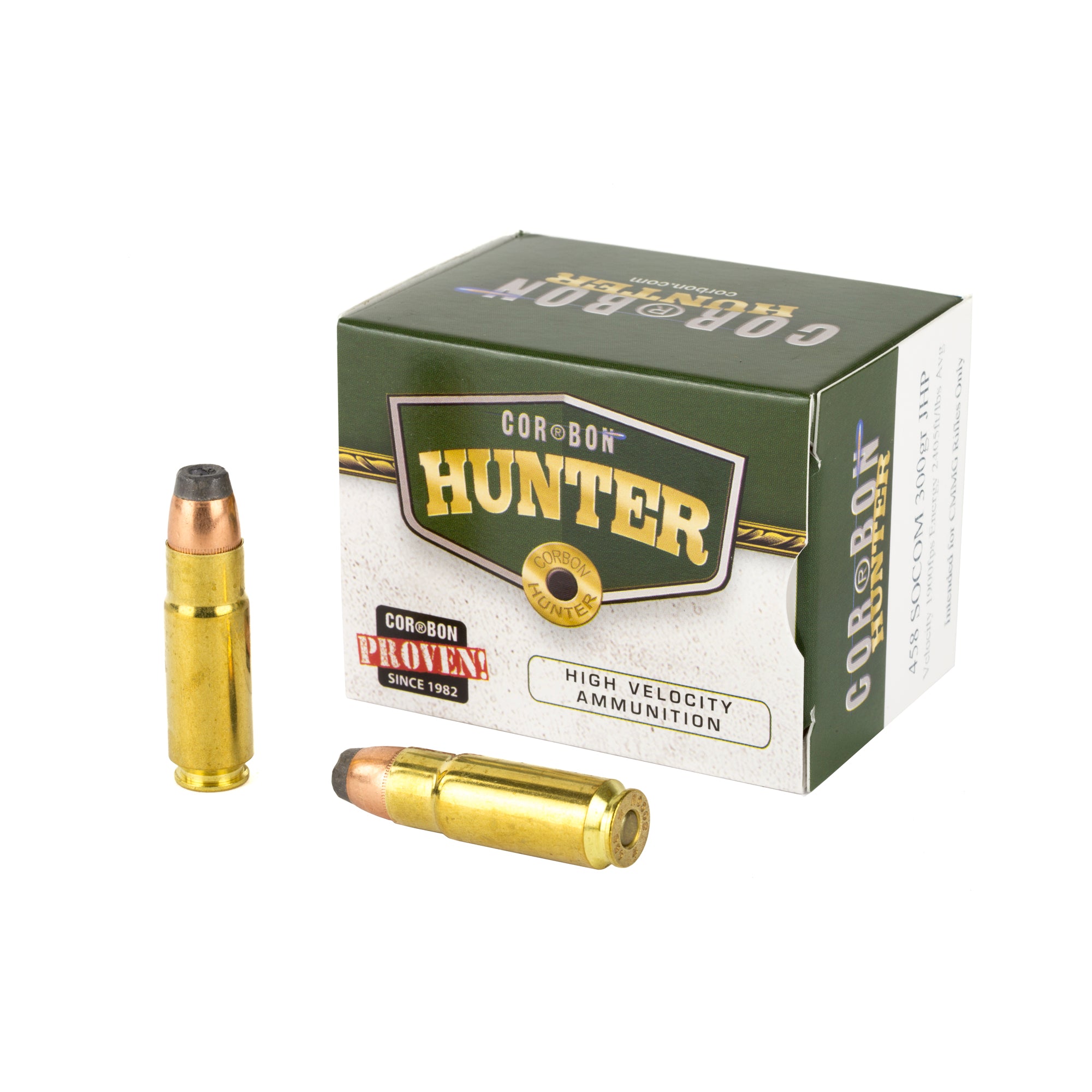Cor-Bon .458 SOCOM Self Defense Tuned For The CMMG Anvil Rifle Jacketed Hollow Point 300 Grain 20/Box