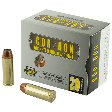 Cor-Bon .45 Long Colt Self Defense +P Jacketed Hollow Point 200 Grain 20/Box