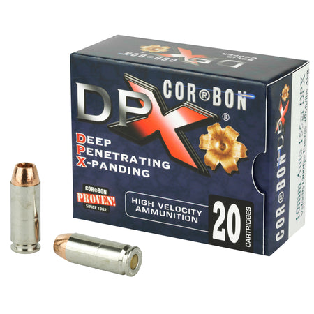 Cor-Bon 10mm Auto Deep Penetrating X bullet XPB Hollow Point 155 Grain 20/Box