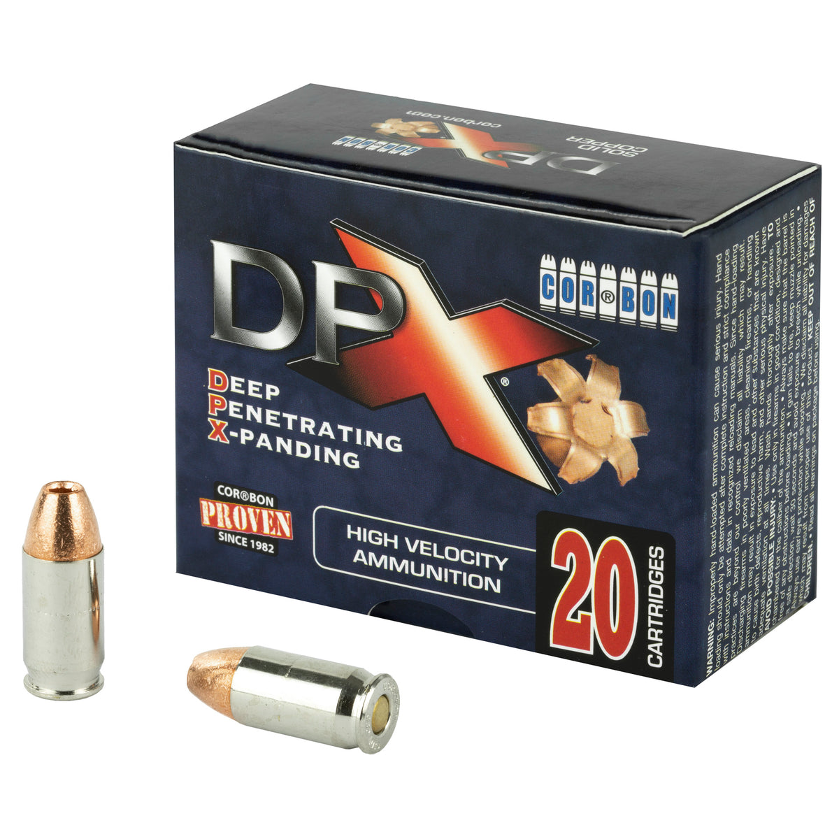 Cor-Bon .380 ACP/Auto Deep Penetrating X bullet XPB Jacketed Hollow Point 80 Grain 20/Box