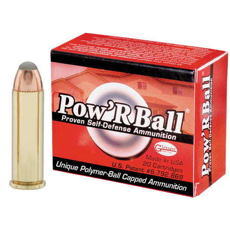 Glaser .38 Special Pow'rball +P Jacketed Hollow Point 100 Grain 20/Box