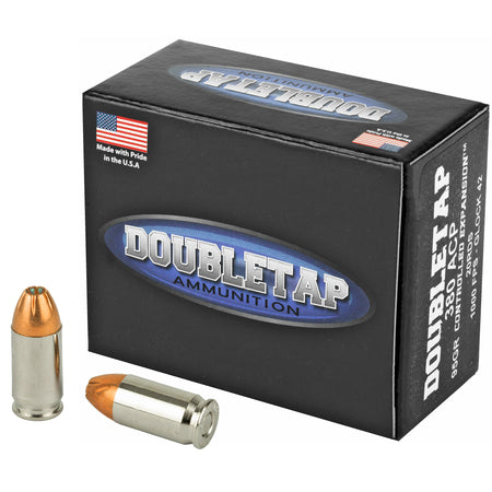 DoubleTap .380 ACP/Auto Controlled Expansion Defense Jacketed Hollow Point 95 Grain 20/Box