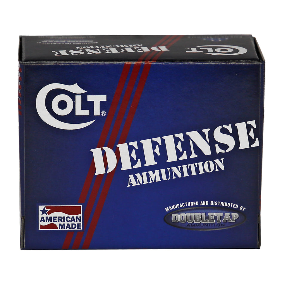 DoubleTap 9mm Luger / Parabellum Colt Defense Jacketed Hollow Point 124 Grain 20/Box