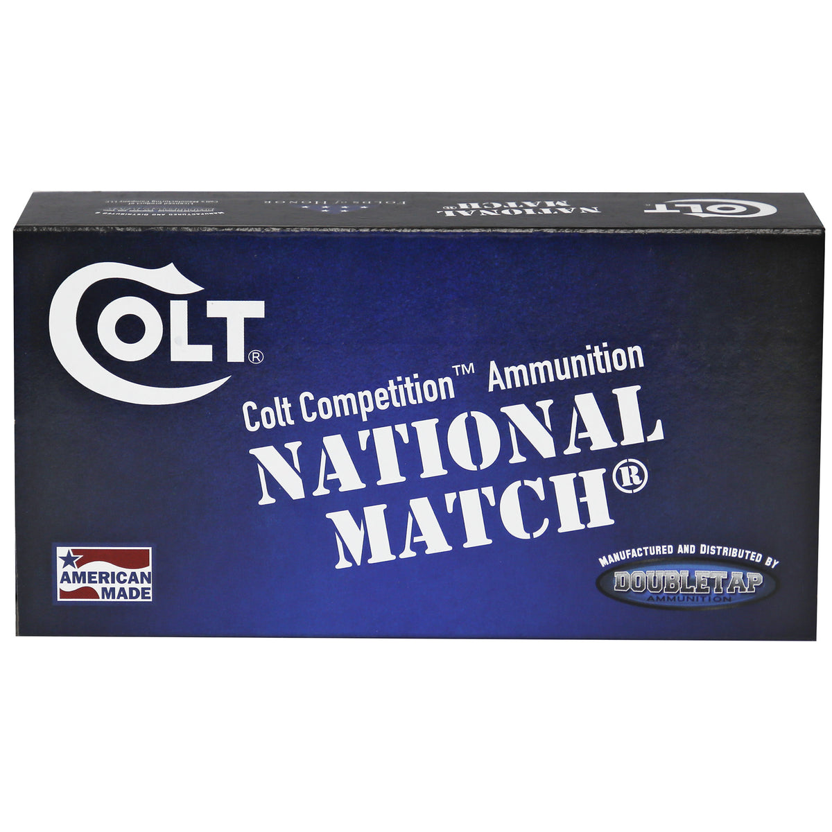 DoubleTap 9mm Luger / Parabellum Colt National Match Full Metal Jacket 124 Grain 50/Box