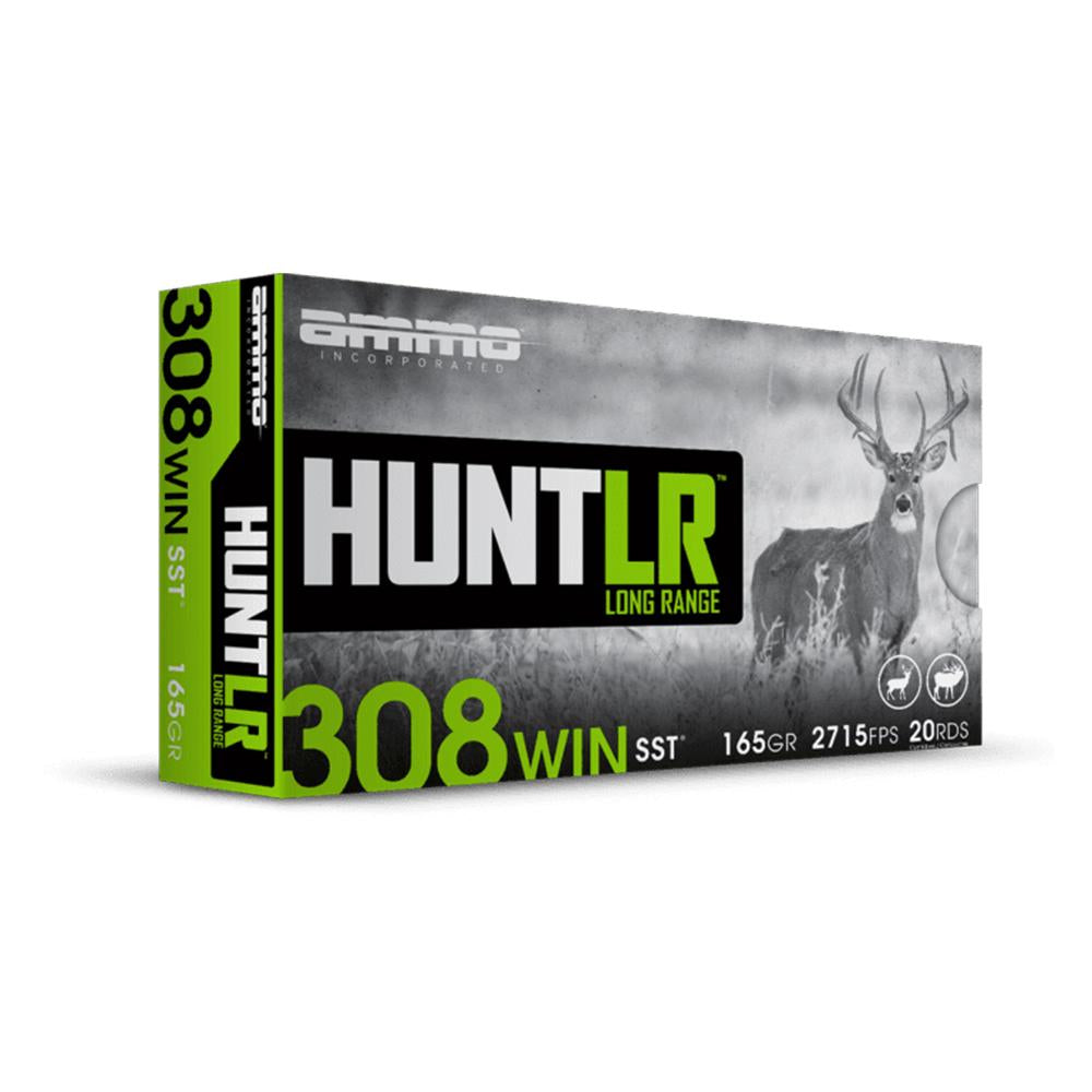Ammo Inc .308 Win / 7.62x51mm Hunt Super Shock Tip 165 Grain 20/Box