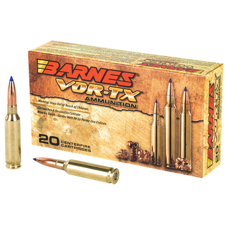 Barnes 6.5mm Creedmoor VOR-TX Tipped TSX Boat Tail 120 Grain 20/Box [Item 2402]