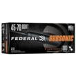 Federal Fusion Subsonic Rifle Ammunition .45-70 Govt 300gr SP 1000 fps 20/ct