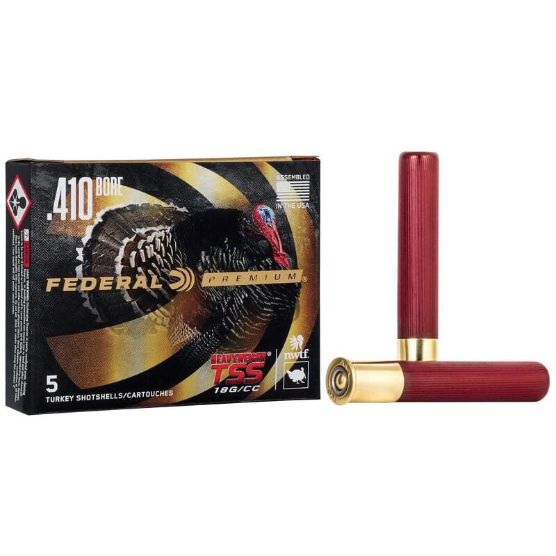 Federal .410 Bore Premium Heavyweight TSS FliteControl Flex Wad Turkey #9.5 13/16 oz 3 in 5/Box