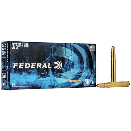 Federal .375 H&H Mag Power-Shok Soft Point 270 Grain 20/Box