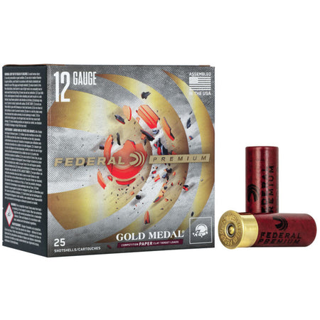 Federal 12 Gauge Premium Gold Medal Paper #7.5 1 oz 2.75 in 25/Box [Item 6189]