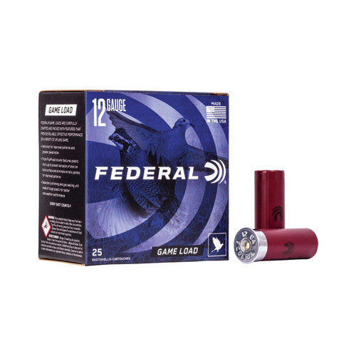 Federal 12 Gauge Game-Shok Game Load Upland #6 1 oz 2.75 in 25/Box