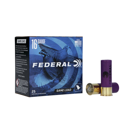 Federal 16 Gauge Game-Shok Game Load Upland #7.5 1 oz 2.75 in 25/Box