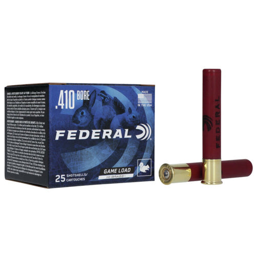 Federal .410 Bore Game-Shok Game Load Lead ShotUpland High Brass #5 11/16 oz 3 in 25/Box