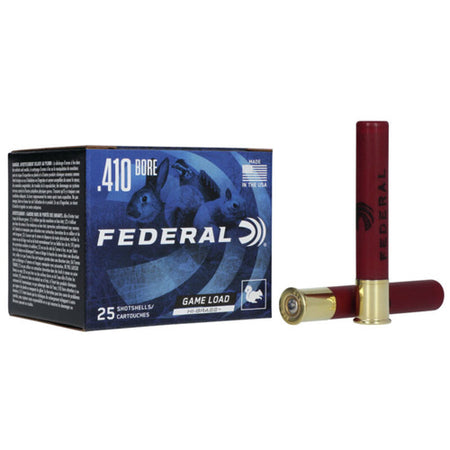 Federal .410 Bore Game-Shok Game Load Lead ShotUpland High Brass #5 11/16 oz 3 in 25/Box