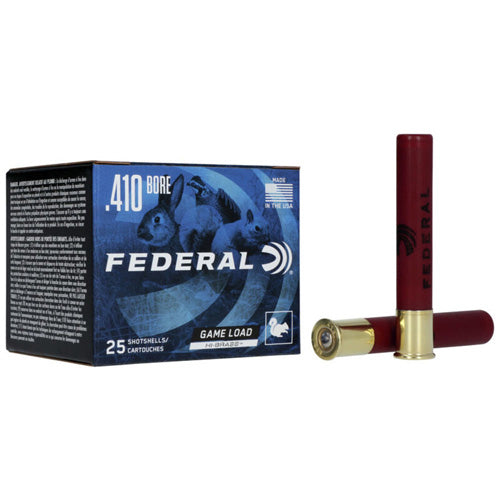 Federal .410 Bore Game-Shok Game Load Upland High Brass #6 11/16 oz 3 in 25/Box