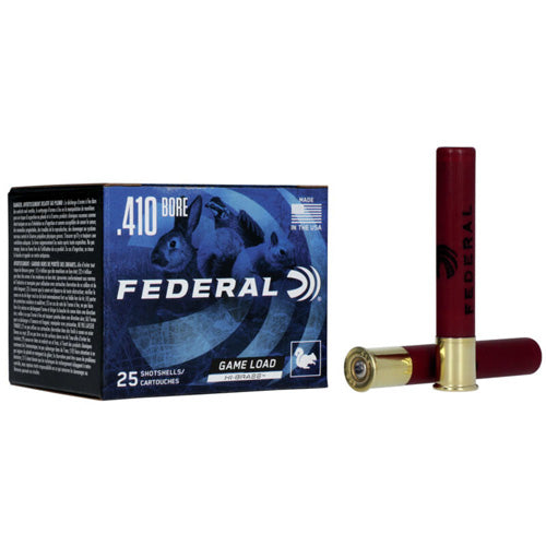 Federal .410 Bore Game-Shok Game Load Lead ShotUpland High Brass #7.5 11/16 oz 3 in 25/Box
