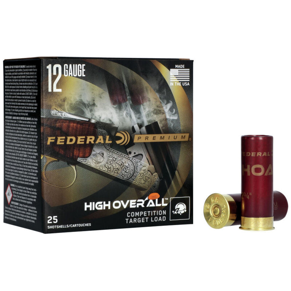 Federal 12 Gauge Premium High Over All #7.5 1 oz 2.75 in 25/Box [Item 6182]
