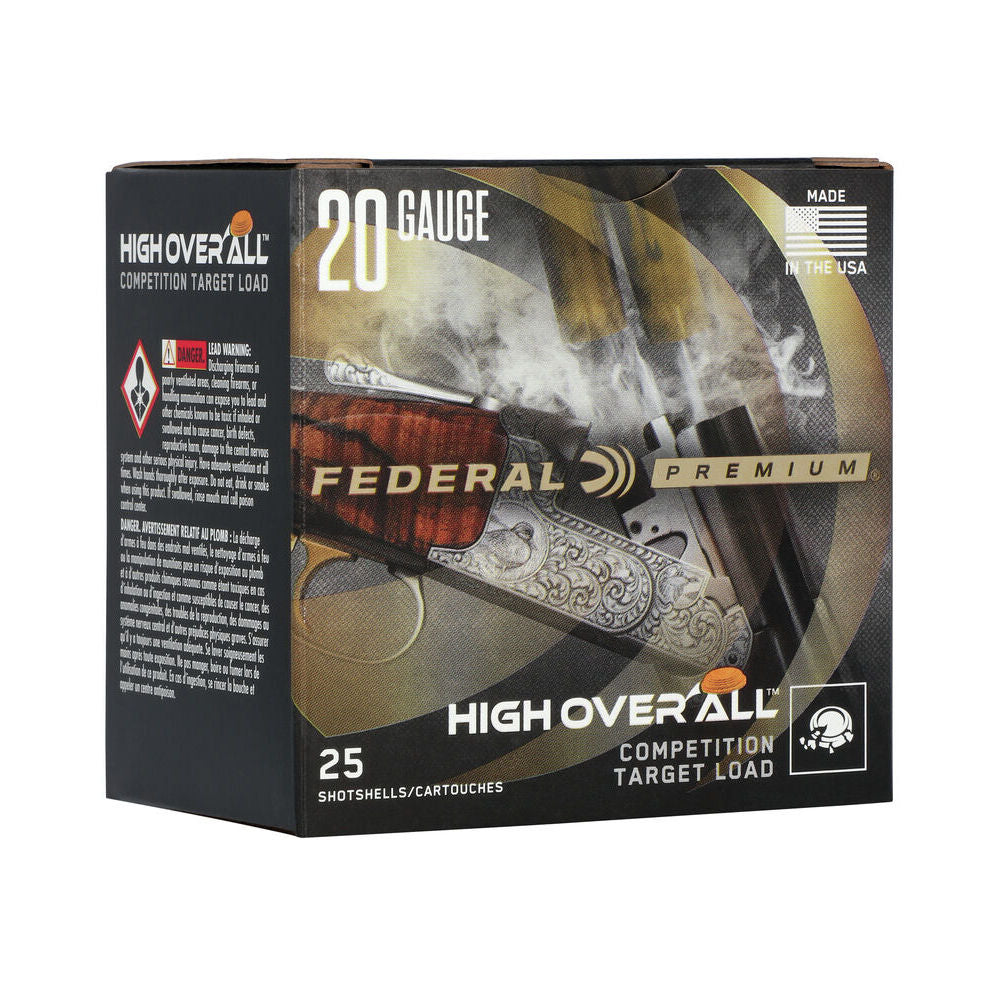 Federal 20 Gauge Premium High Over All 1275 #8 7/8 oz 2.75 in 25/Box