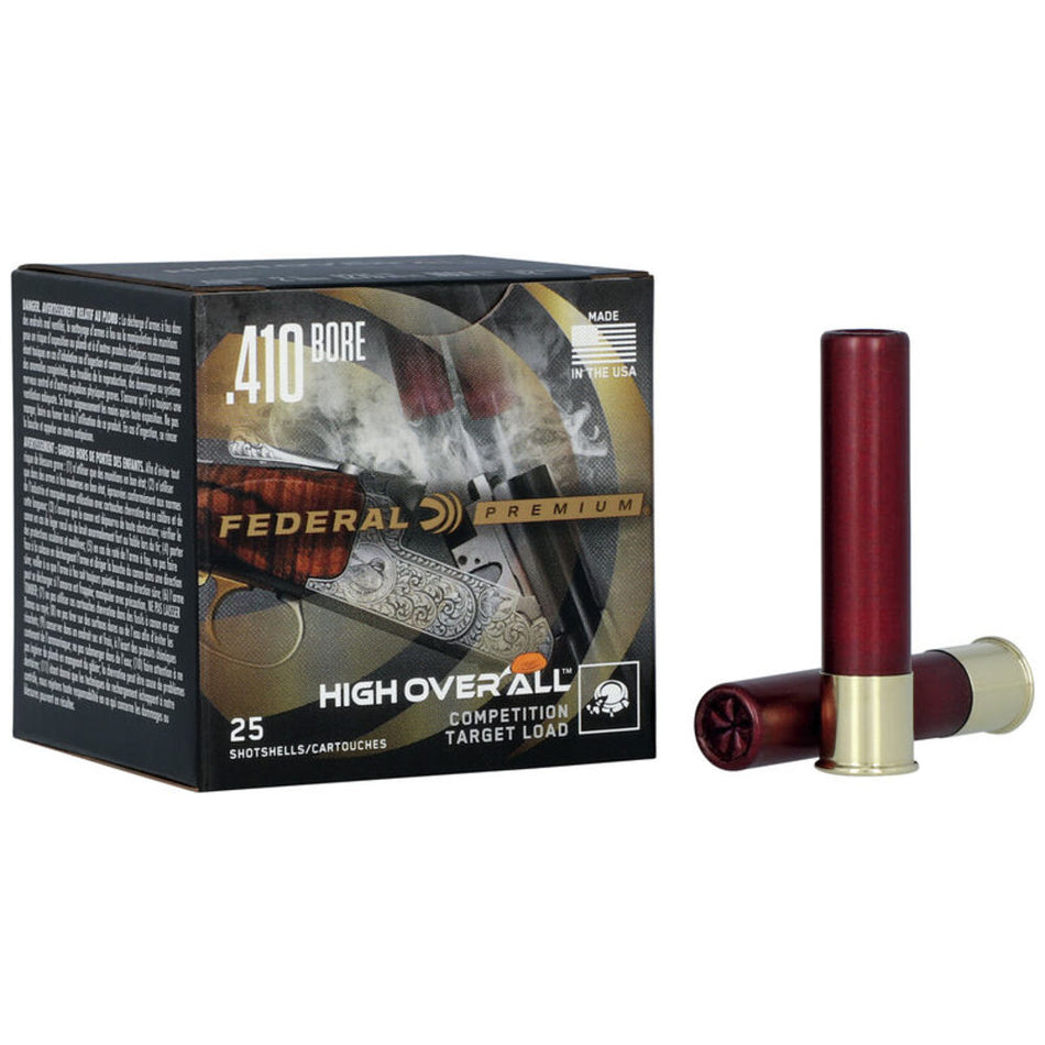 Federal .410 Bore Premium High Over All #9 1/2 oz 2.5 in 25/Box [Item 5393]