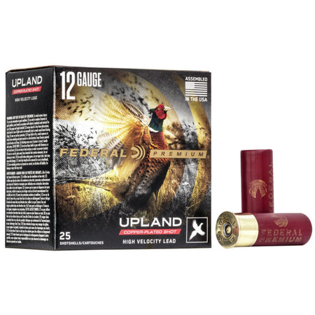 Federal 12 Gauge Premium Upland Wing-Shok High Velocity #4 1-1/8 oz 2.75 in 25/Box
