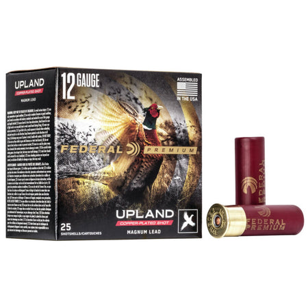 Federal 12 Gauge Premium Upland High Velocity #4 1-5/8 oz 3 in 25/Box