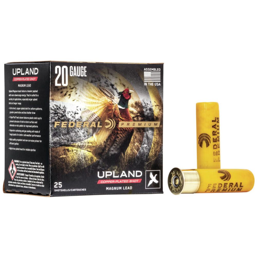 Federal 20 Gauge Premium Upland Wing-Shok Magnum #5 1-1/4 oz 3 in 25/Box