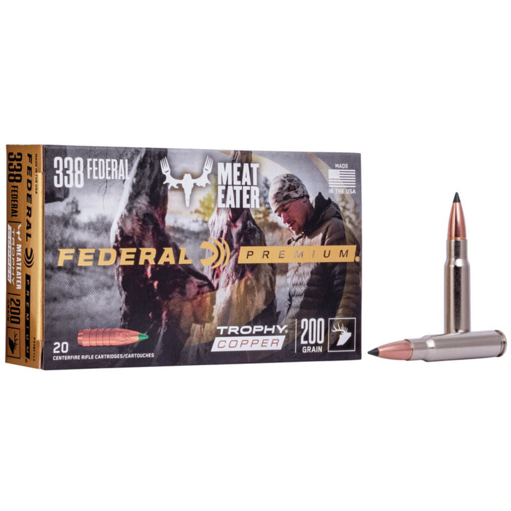 Federal .338 Federal Vital-Shok Trophy Copper 200 Grain 20/Box