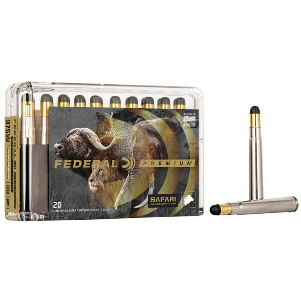 Federal .375 H&H Mag Cape-Shok Woodleigh Hydro Solid 300 Grain 20/Box