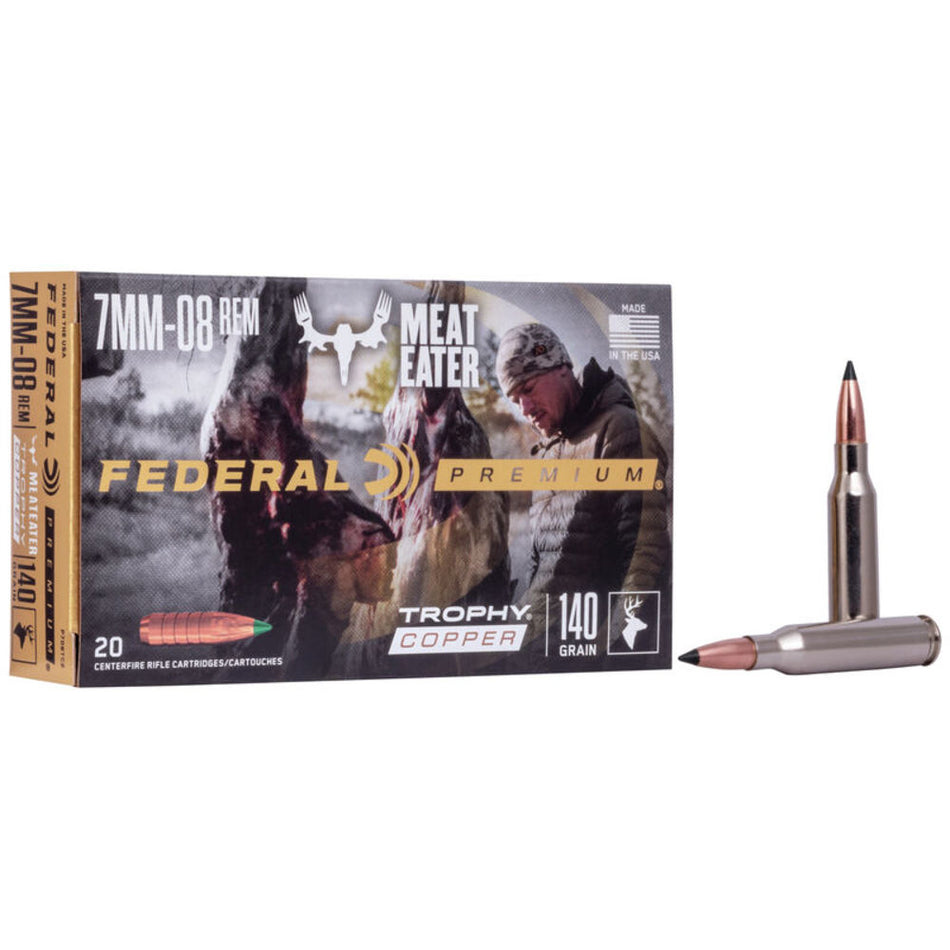 Federal 7mm-08 Remington Vital-Shok Trophy Copper 140 Grain 20/Box