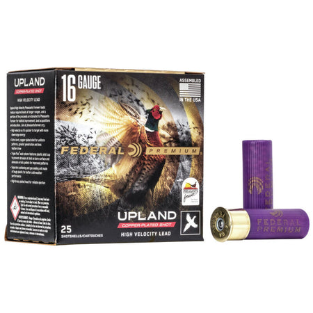 Federal 16 Gauge Premium Upland Wing-Shok Pheasant Forever High Velocity #6 1-1/8 oz 2.75 in 25/Box