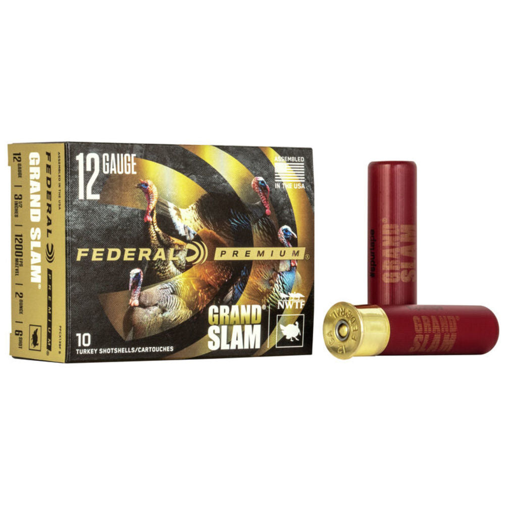 Federal 12 Gauge Premium Grand Slam FliteControl Flex Wad #6 2 oz 3.5 in 10/Box