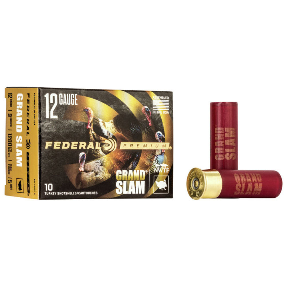 Federal 12 Gauge Premium Grand Slam FliteControl Flex Wad #5 1-3/4 oz 3 in 10/Box