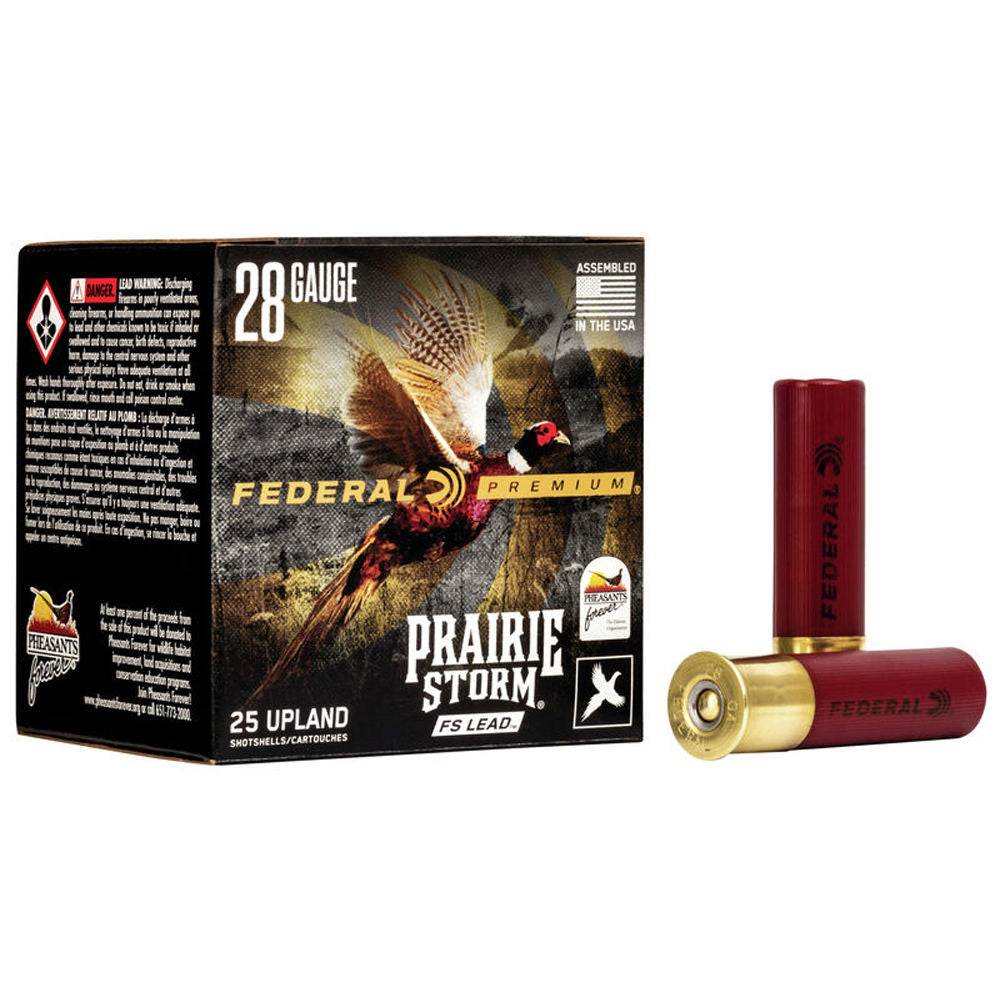 Federal 28 Gauge Premium Prairie Storm FS #6 13/16 oz 2.75 in 25/Box