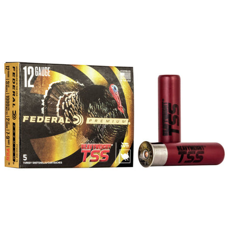 Federal 12 Gauge Premium California Certified Nonlead Ammunition Turkey Heavyweight TSS FliteControl Flex Wad #7 / 9 2-1/2 oz 3.5 in 5/Box