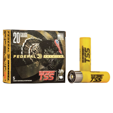Federal 20 Gauge Premium California Certified Nonlead Ammunition Turkey Heavyweight TSS FliteControl Flex Wad #7 / 9 1-5/8 oz 3 in 5/Box