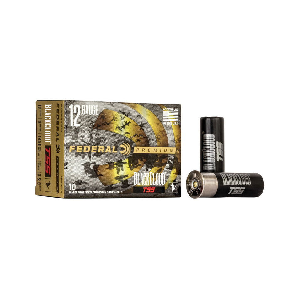 Federal 12 Gauge Premium California Certified Nonlead AmmunitionBlack CloudTSS #3 / 9 1-1/4 oz 3 in 10/Box