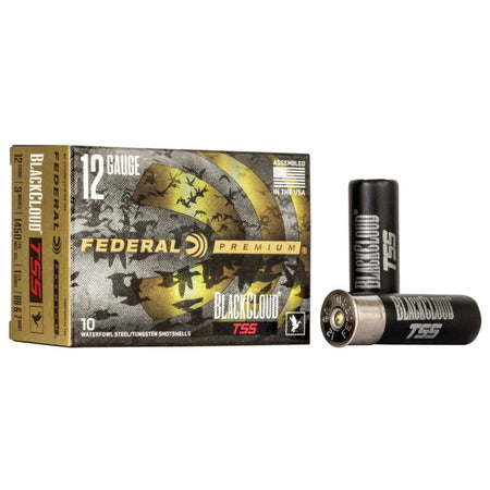 Federal 12 Gauge Premium California Certified Nonlead AmmunitionBlack CloudTSS BB / 7 1-1/4 oz 3 in 10/Box